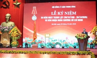 Phát biểu của Tổng Bí thư, Chủ tịch nước Tô Lâm tại Lễ kỷ niệm 30 năm Ngày thành lập Hội đồng Lý luận Trung ương