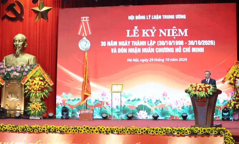  Phát biểu của Tổng Bí thư, Chủ tịch nước Tô Lâm tại Lễ kỷ niệm 30 năm Ngày thành lập Hội đồng Lý luận Trung ương