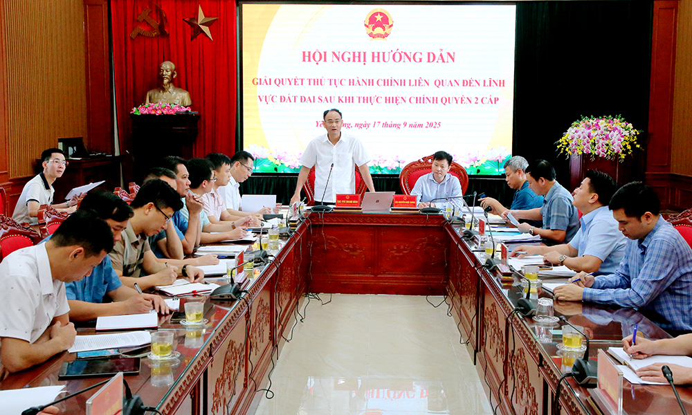  Hướng dẫn giải quyết thủ tục hành chính lĩnh vực đất đai cho các xã 