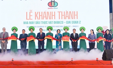  Tập đoàn Dabaco Việt Nam khánh thành Nhà máy dầu thực vật giai đoạn 2