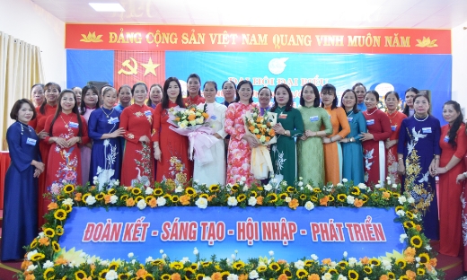 Hội Liên hiệp Phụ nữ phường Võ Cường đề ra 6 nhóm chỉ tiêu chủ yếu trong nhiệm kỳ mới