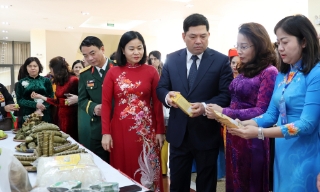 Bắc Ninh: Trưng bày, kết nối tiêu thụ sản phẩm tiêu biểu tại Đại hội đại biểu Phụ nữ tỉnh Bắc Ninh