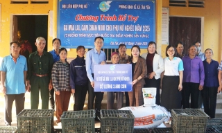 Bắc Ninh: Trao sinh kế và hỗ trợ hội viên phụ nữ có hoàn cảnh khó khăn