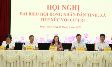  Bắc Ninh: Phó Chủ tịch HĐND tỉnh Lâm Thị Hương thành tiếp xúc cử tri xã Hợp Thịnh