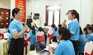 Hội Liên hiệp Phụ nữ tỉnh Bắc Ninh: Tập huấn nghiệp vụ công tác Hội và phong trào “Bình dân học vụ số”