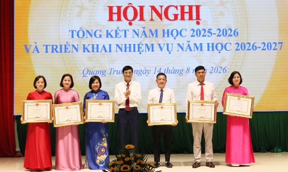 Xã Quang Trung sẵn sàng cho năm học mới