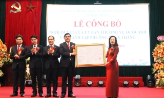 Phó Bí thư Thường trực Tỉnh ủy Nguyễn Thị Hương: Định hướng phường Nhân Thắng thành đô thị dịch vụ, thương mại, cư trú hiện đại gắn với sân bay quốc tế Gia Bình