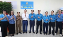 Liên đoàn Lao động thành phố Bắc Ninh ra mắt Văn phòng Cụm khu công nghiệp số 5
