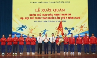 Bắc Ninh xuất quân tham dự Đại hội Thể thao toàn quốc năm 2026