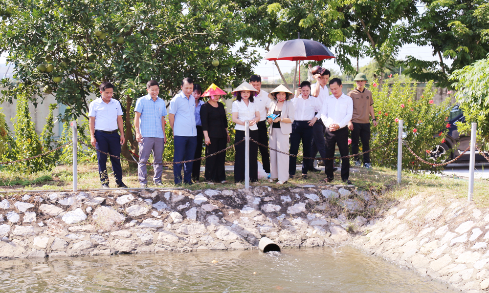  Ban Kinh tế - Ngân sách HĐND tỉnh giám sát tiến độ đầu tư hạ tầng kỹ thuật tại Khu công nghiệp Quế Võ III- Phân khu I