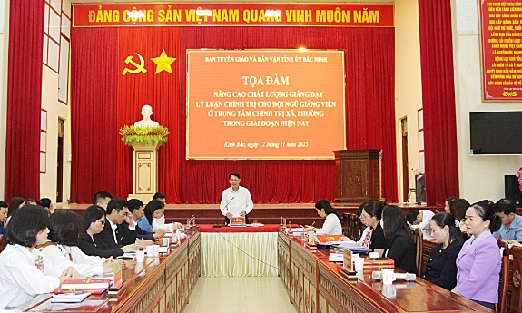 Nâng cao chất lượng giảng dạy lý luận chính trị ở trung tâm chính trị xã, phường