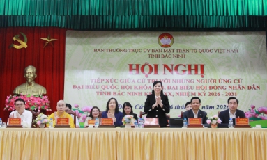  Ứng cử viên đại biểu Quốc hội và HĐND tỉnh tiếp xúc cử tri tại đơn vị bầu cử số 6 và 17