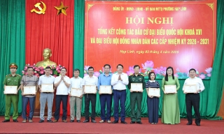 Phường Hạp Lĩnh tổng kết công tác bầu cử đại biểu Quốc hội và đại biểu HĐND các cấp