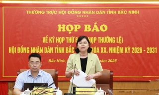 Họp báo về kỳ họp thứ 6, HĐND tỉnh Bắc Ninh khóa XX: Đảm bảo các nghị quyết sớm đi vào cuộc sống