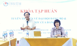 Nâng cao kỹ năng tuyên truyền đại hội đảng bộ và Đại hội lần thứ XIV của Đảng
