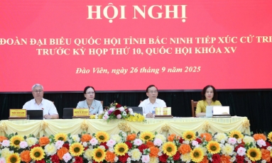  Đoàn Đại biểu Quốc hội tỉnh Bắc Ninh tiếp xúc cử tri phường Đào Viên