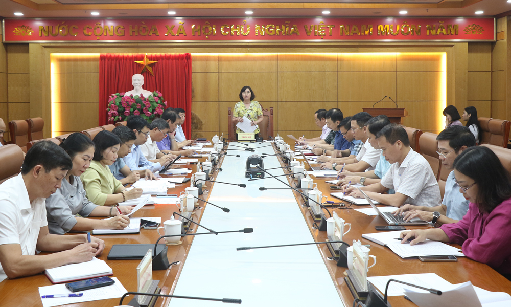  Thống nhất nội dung, chương trình kỳ họp thứ 5 (chuyên đề) HĐND tỉnh Bắc Ninh khóa XIX