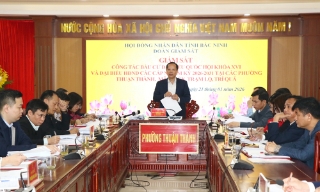 Bắc Ninh: Giám sát công tác chuẩn bị bầu cử tại một số địa phương