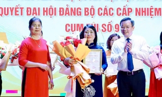 Sôi nổi Hội thi báo cáo viên giỏi Cụm 9