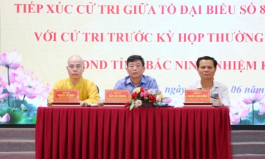  Đại biểu HĐND tỉnh Bắc Ninh tiếp xúc cử tri phường Trí Quả