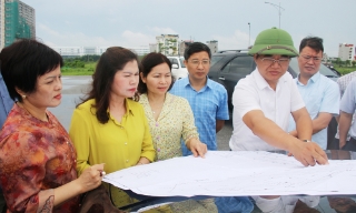 Bắc Ninh: Khảo sát việc thực hiện kế hoạch đầu tư công trung hạn tại phường Nếnh