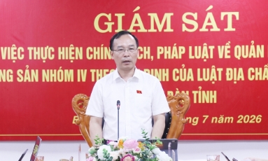 Đoàn Đại biểu Quốc hội tỉnh Bắc Ninh giám sát việc quản lý, sử dụng khoáng sản nhóm IV