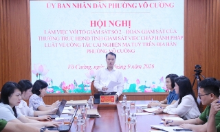 Bắc Ninh: Giám sát việc chấp hành cai nghiện ma túy tại phường Võ Cường