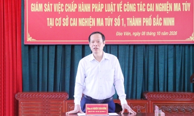  HĐND thành phố Bắc Ninh giám sát tại Cơ sở cai nghiện ma túy số 1