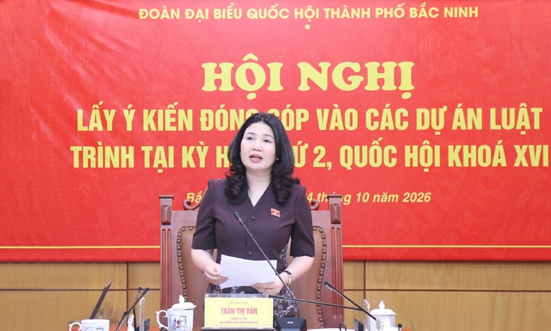  Đoàn đại biểu Quốc hội thành phố Bắc Ninh lấy ý kiến đóng góp vào một số dự án luật