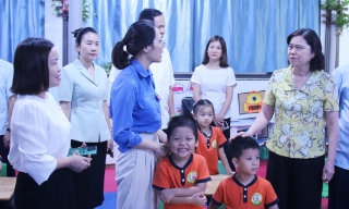 HĐND thành phố Bắc Ninh khảo sát việc chấp hành pháp luật tại các cơ sở giáo dục phường Lương Tài