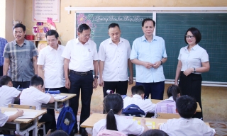  HĐND thành phố Bắc Ninh khảo sát công tác giáo dục tại phường Hiệp Hòa