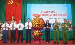Phường Hạp Lĩnh tổ chức điểm Ngày hội toàn dân bảo vệ an ninh Tổ quốc 