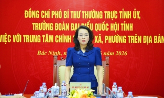 Phó Bí thư Thường trực Tỉnh ủy Nguyễn Thị Hương: Nâng cao chất lượng hoạt động Trung tâm chính trị cấp xã