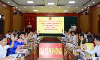 HĐND xã Yên Phong thông qua chủ trương thành lập phường Yên Phong