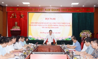 Bắc Ninh: Trưởng Ban Nội chính Tỉnh ủy làm việc với Thường trực Đảng ủy 5 xã khu vực Yên Phong