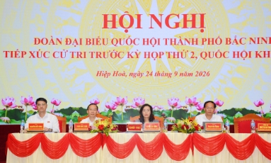 Đoàn đại biểu Quốc hội thành phố Bắc Ninh tiếp xúc cử tri phường Hiệp Hòa