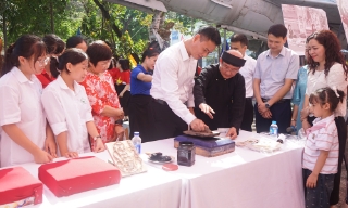 Bảo tàng Bắc Ninh số 1 tổ chức chương trình trải nghiệm “Hồn Việt trong Di sản”