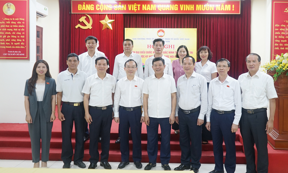  Đại biểu Quốc hội tỉnh Bắc Ninh tiếp xúc cử tri phường Tam Sơn