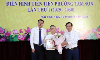 Phường Tam Sơn biểu dương 80 điển hình tiên tiến