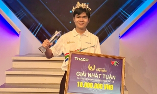 Nam sinh Chuyên Bắc Ninh mở màn chiến thắng năm thứ 26 Đường lên đỉnh Olympia