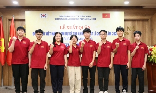 Đội tuyển Olympic Vật lý Châu Á 2026 của Việt Nam lên đường sang Hàn Quốc