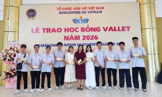 19 học sinh Bắc Ninh được trao học bổng Vallet 2026