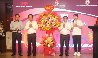 Đội bóng chuyền nữ IMP - Bắc Ninh xuất quân thi đấu vòng chung kết Giải Bóng chuyền hạng A quốc gia năm 2025  