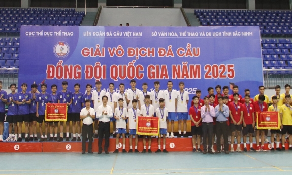 Bắc Ninh giành 3 huy chương tại Giải Vô địch Đá cầu đồng đội quốc gia năm 2025