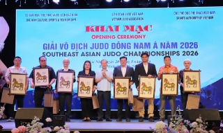 Khai mạc Giải vô địch Judo Đông Nam Á năm 2026