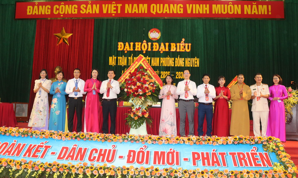  Đại hội đại biểu Mặt trận Tổ quốc phường Đồng Nguyên lần thứ I