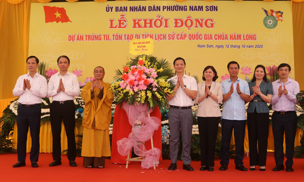  Khởi động dự án trùng tu, tôn tạo di tích lịch sử quốc gia chùa Hàm Long
