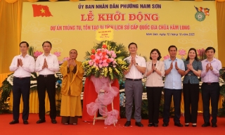 Khởi động dự án trùng tu, tôn tạo di tích lịch sử quốc gia chùa Hàm Long