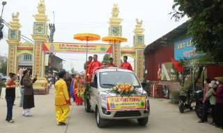Lễ rước Tượng đồng danh nhân khoa bảng Nguyễn Thế Lập