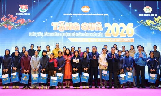 Chương trình "Điểm hẹn Thanh niên công nhân 2026" tại xã Tiên Du